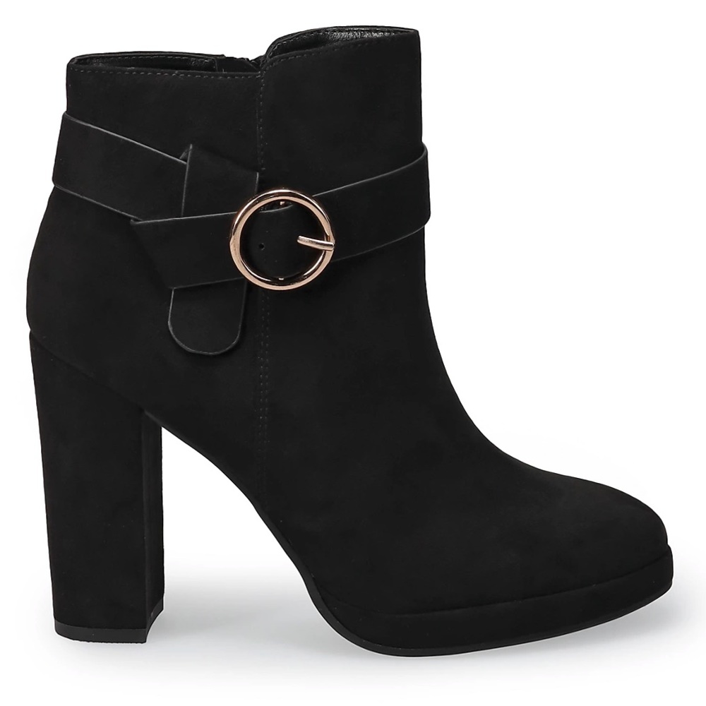LC Lauren Conrad Avant High Heel Ankle Boots